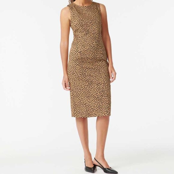 J. Crew Dresses & Skirts - J.Crew Animal Print Sheath Dress | Size 4 | Leopard Print | Like New ✨